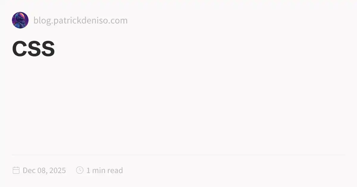 CSS